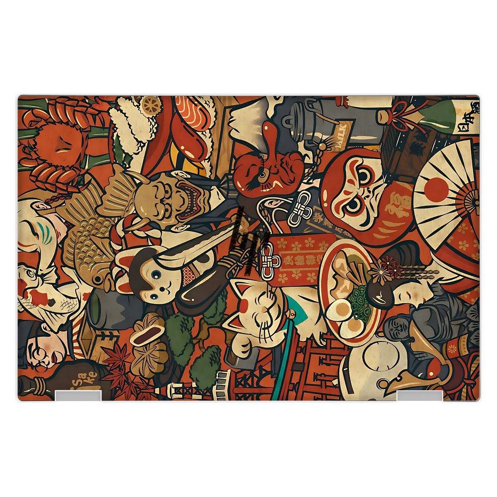 Hp Spectre X360 13 - AP0XXX laptop skin - Koi Garden