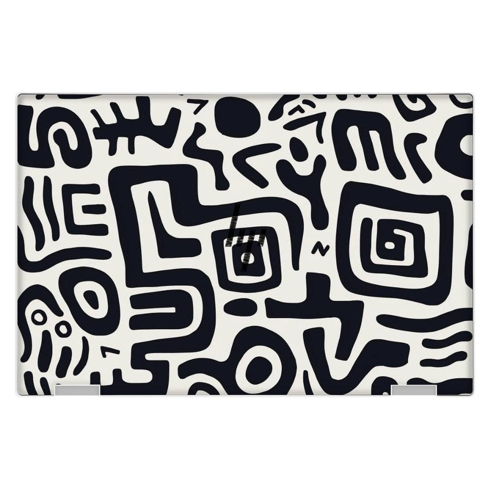 Hp Spectre X360 13 - AP0XXX laptop skin - Minimalist Tribal Elements