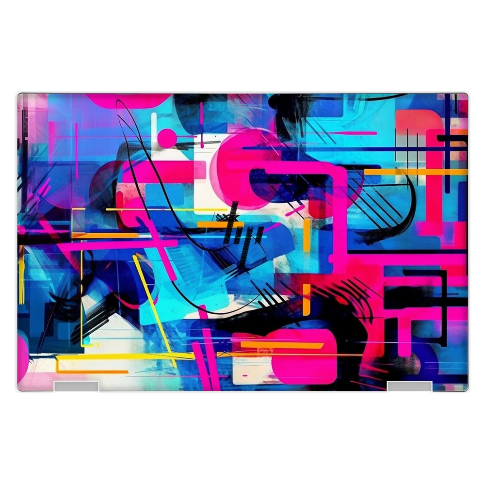Hp Spectre X360 13 - W023DX laptop skin - Modern Geometric Fusion