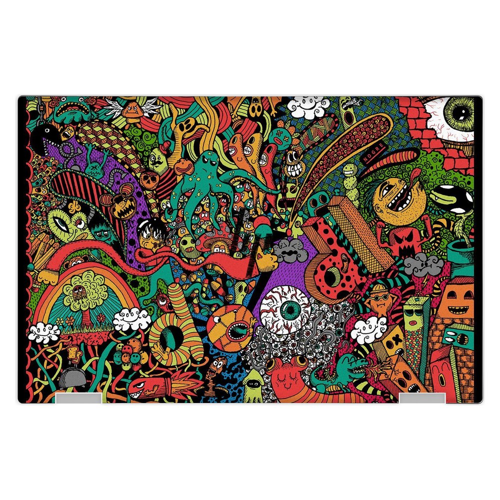 Hp Spectre X360 13T - AC000 laptop skin - Nogre Doodle