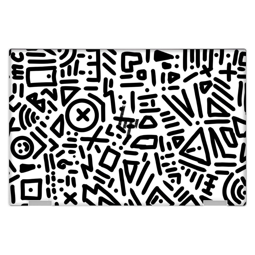 Hp Spectre X360 13 - AP0XXX laptop skin - Playful Doodle Elements