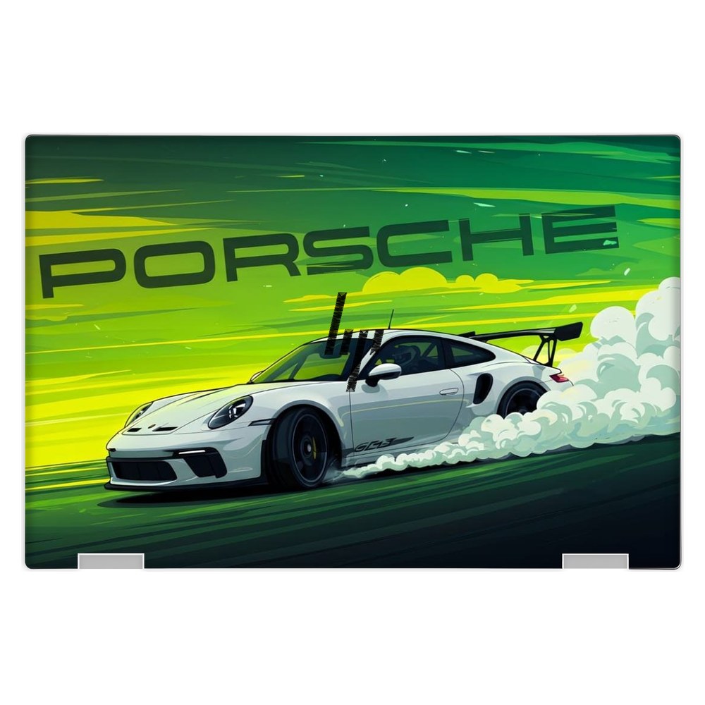 Hp Spectre X360 13 - AP0XXX laptop skin - Porsche Green Drift