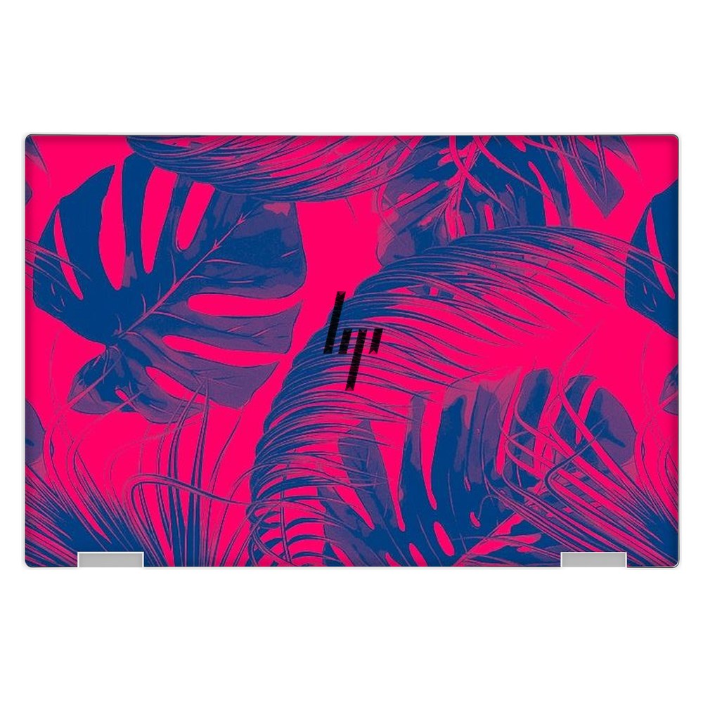Hp Spectre X360 13 - AP0XXX laptop skin - Vibrant Neon Pink Foliage