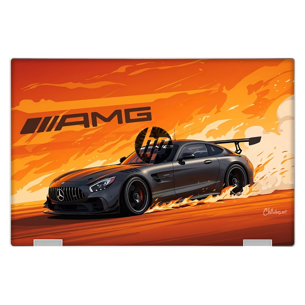 Hp Pavilion X360 11M - AD013DX laptop skin - AMG GT Drift