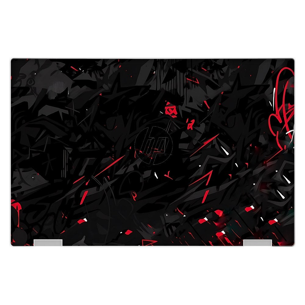 Hp Pavilion X360 11M - AD013DX laptop skin - Abstract Crimson