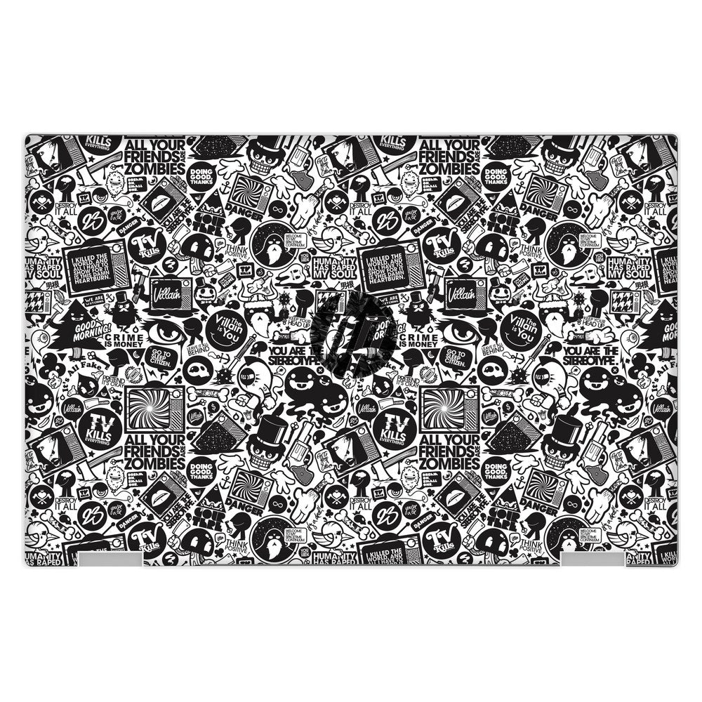 Hp Pavilion X360 11M - AD013DX laptop skin - All Your Friends Are Zombies