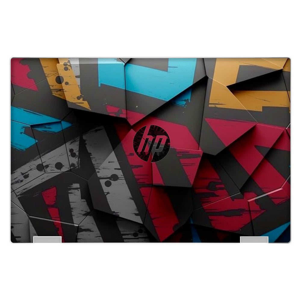 Hp Pavilion X360 11M - AD013DX laptop skin - Angled Blocks