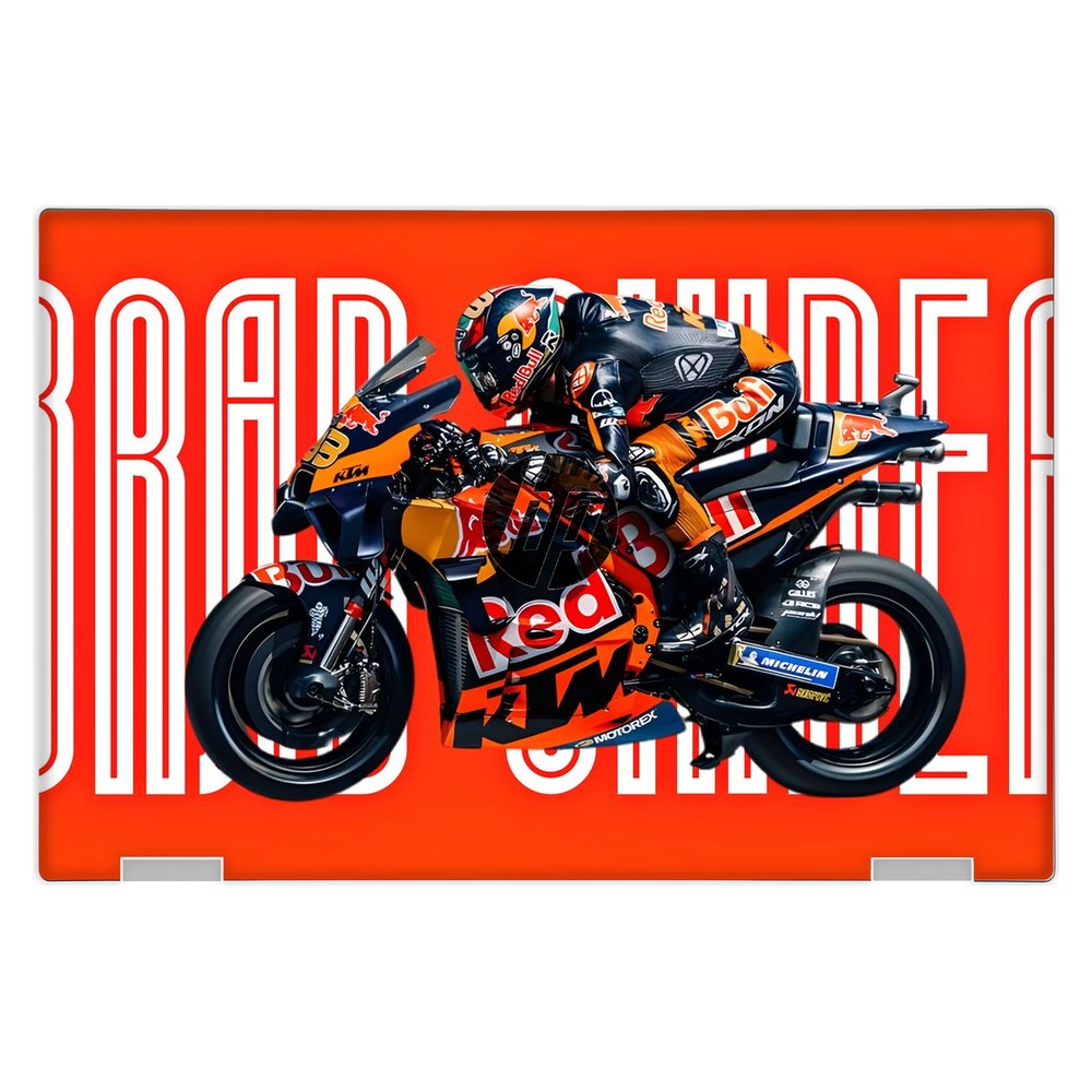 Hp Pavilion X360 11M - AD013DX laptop skin - Binder RedBull KTM Action
