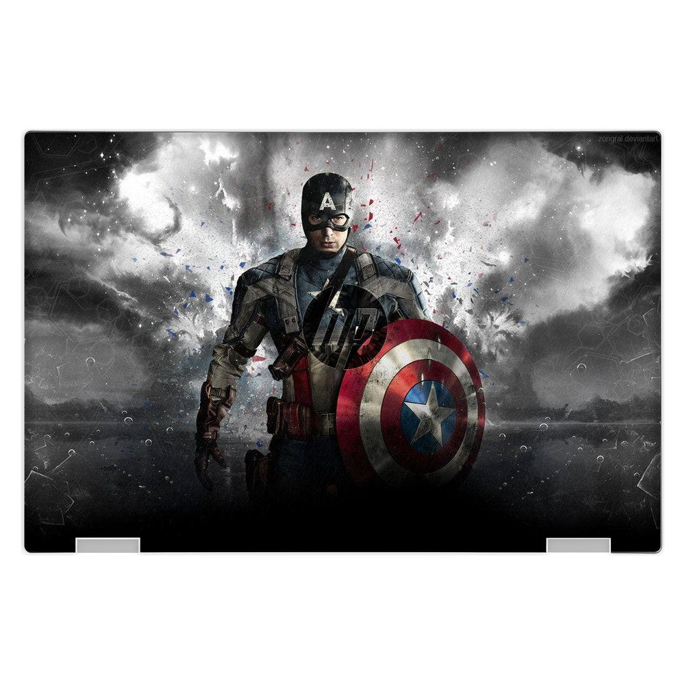 Hp Pavilion X360 11M - AD013DX laptop skin - Captain Shield