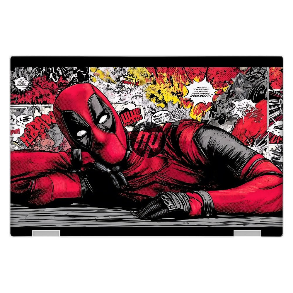 Hp Pavilion X360 11M - AD013DX laptop skin - Crimson Comic