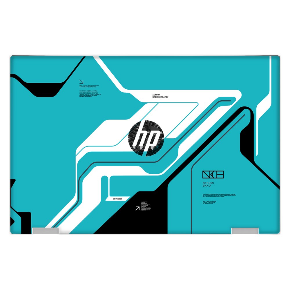 Hp Elite X2 1013 G3 laptop skin - Cyber Blue