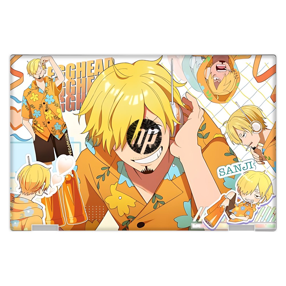 Hp Pavilion X360 11M - AD013DX laptop skin - Cyber Summer Sanji