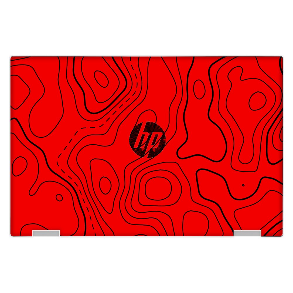 Hp Pavilion X360 11M - AD013DX laptop skin - Damascus Red