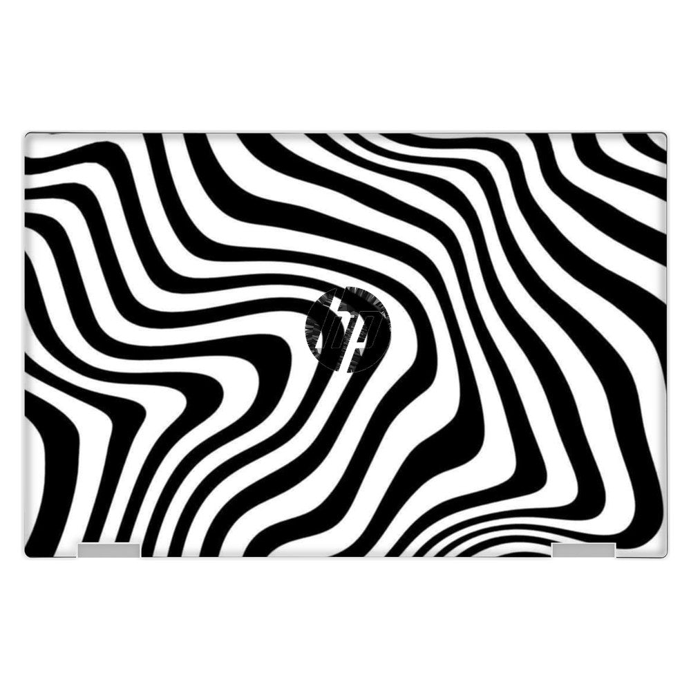 Hp Pavilion X360 11M - AD013DX laptop skin - Distorted Grid Abstract
