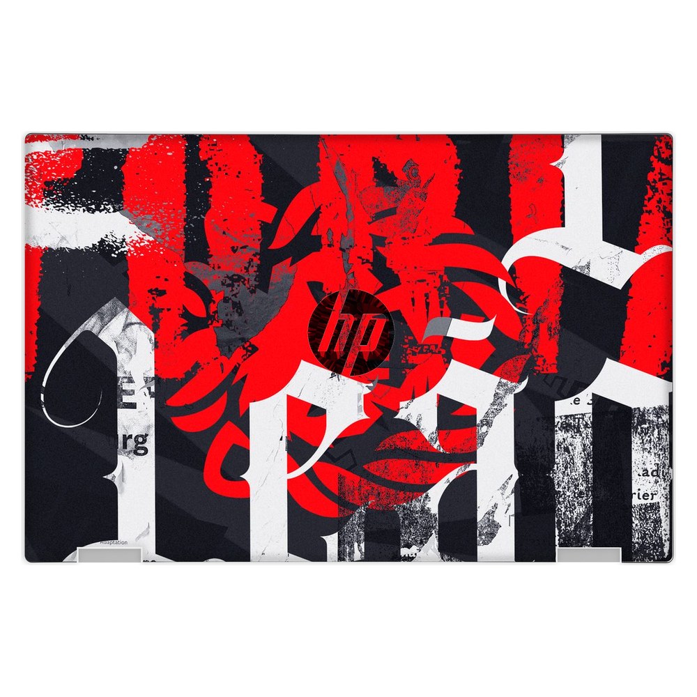 Hp Pavilion X360 11 - AD026TU, AD104TU laptop skin - Distressed Red Art