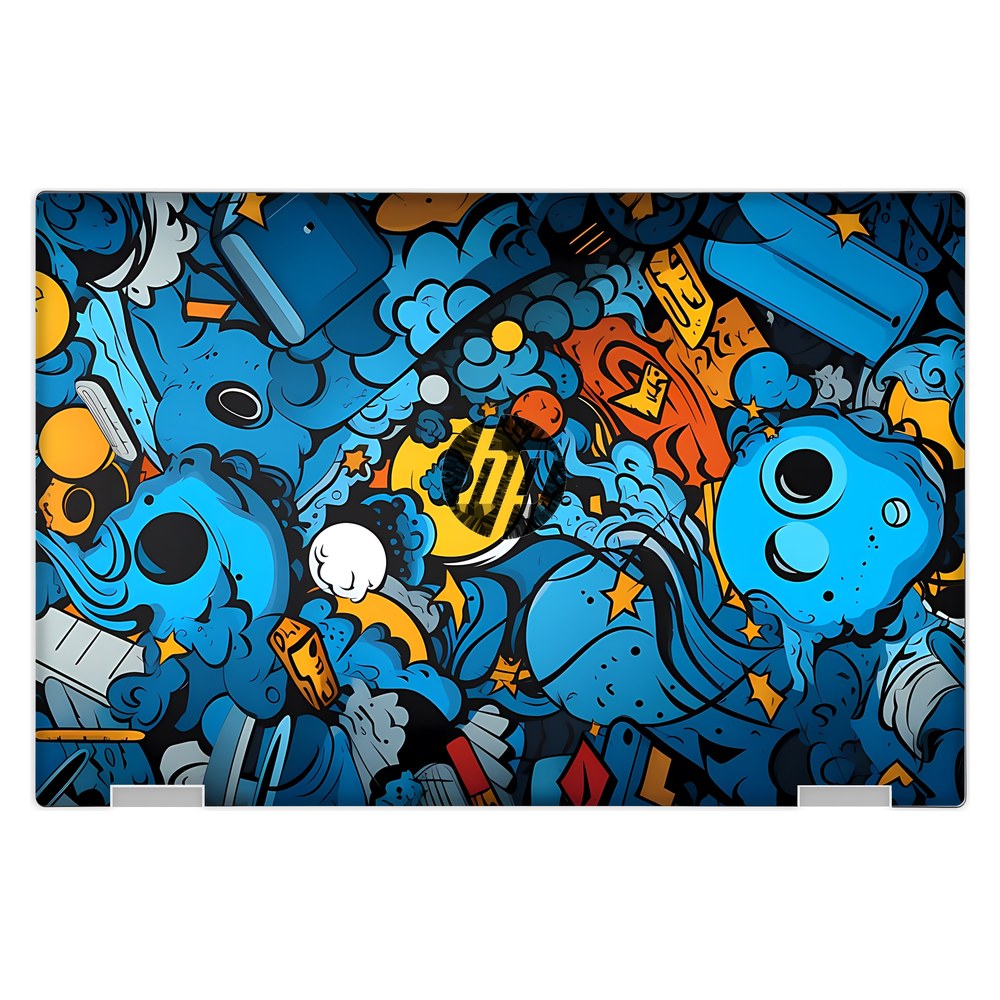 Hp Elite X2 1013 G3 laptop skin - Doodle Frenzy