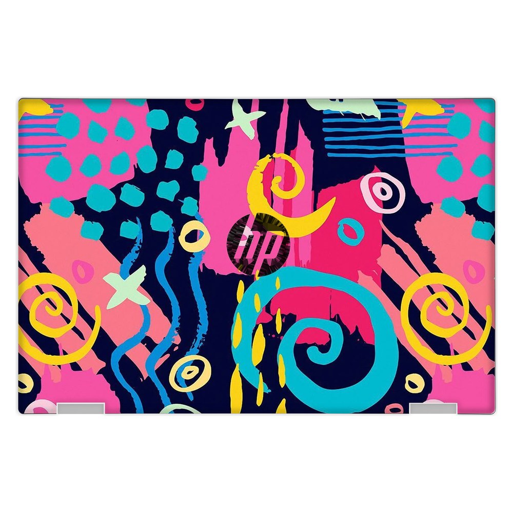 Hp Elite X2 1013 G3 laptop skin - Geometric Neon Graphic