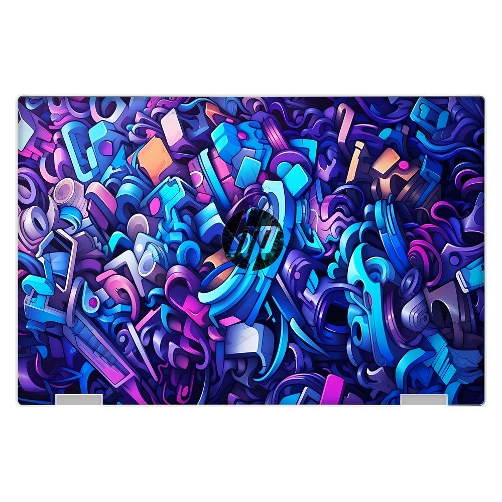 Hp Pavilion X360 11M - AD013DX laptop skin - Graffiti B2