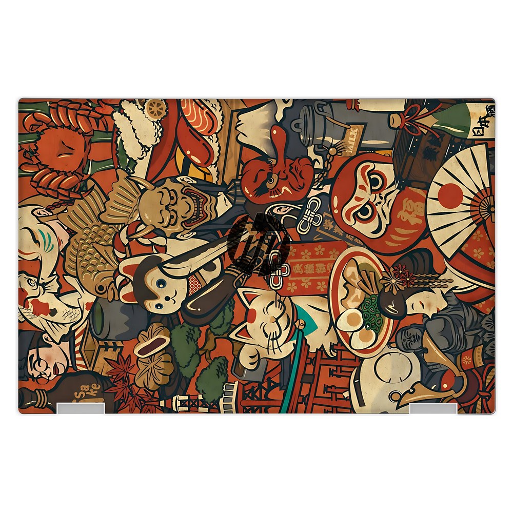 Hp Pavilion X360 11 - AD026TU, AD104TU laptop skin - Koi Garden