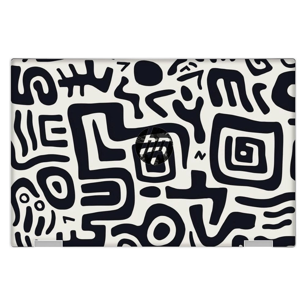 Hp Pavilion X360 11M - AD013DX laptop skin - Minimalist Tribal Elements