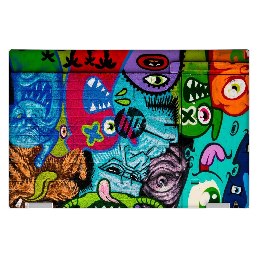 Hp Pavilion X360 11M - AD013DX laptop skin - Neon Doodles