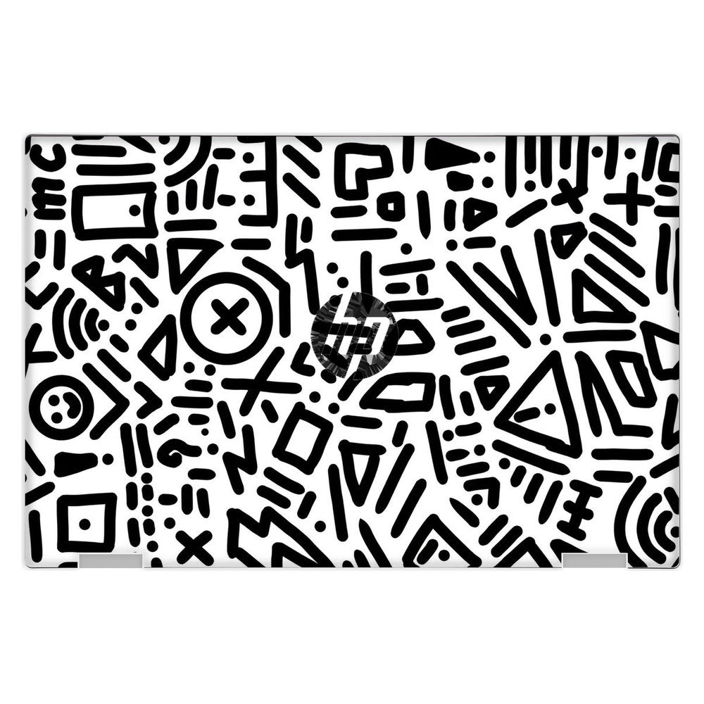 Hp Pavilion X360 11 - AD026TU, AD104TU laptop skin - Playful Doodle Elements