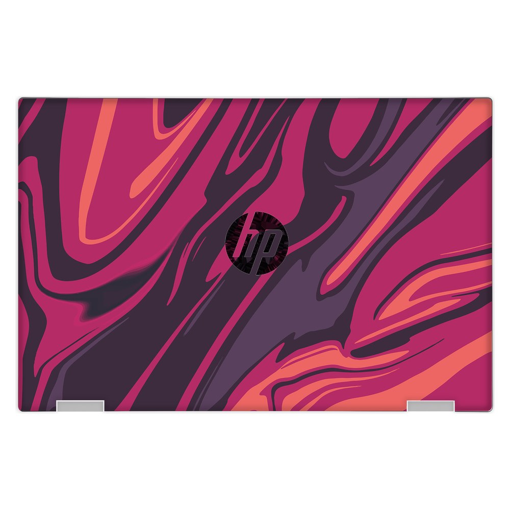 Hp Pavilion X360 11M - AD013DX laptop skin - Poseidon Red