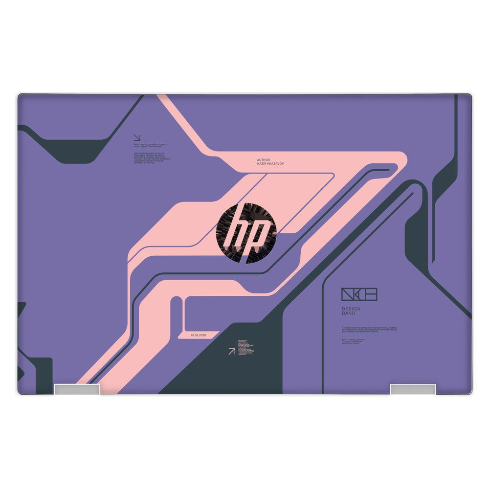 Hp Elite X2 1013 G3 laptop skin - Purple Cyberpunk