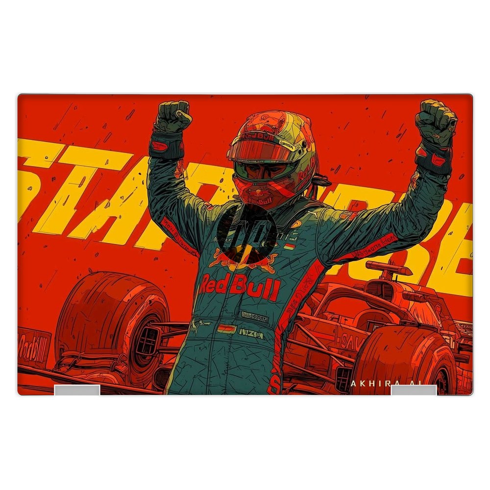 Hp Pavilion X360 11M - AD013DX laptop skin - Red Bull Champion