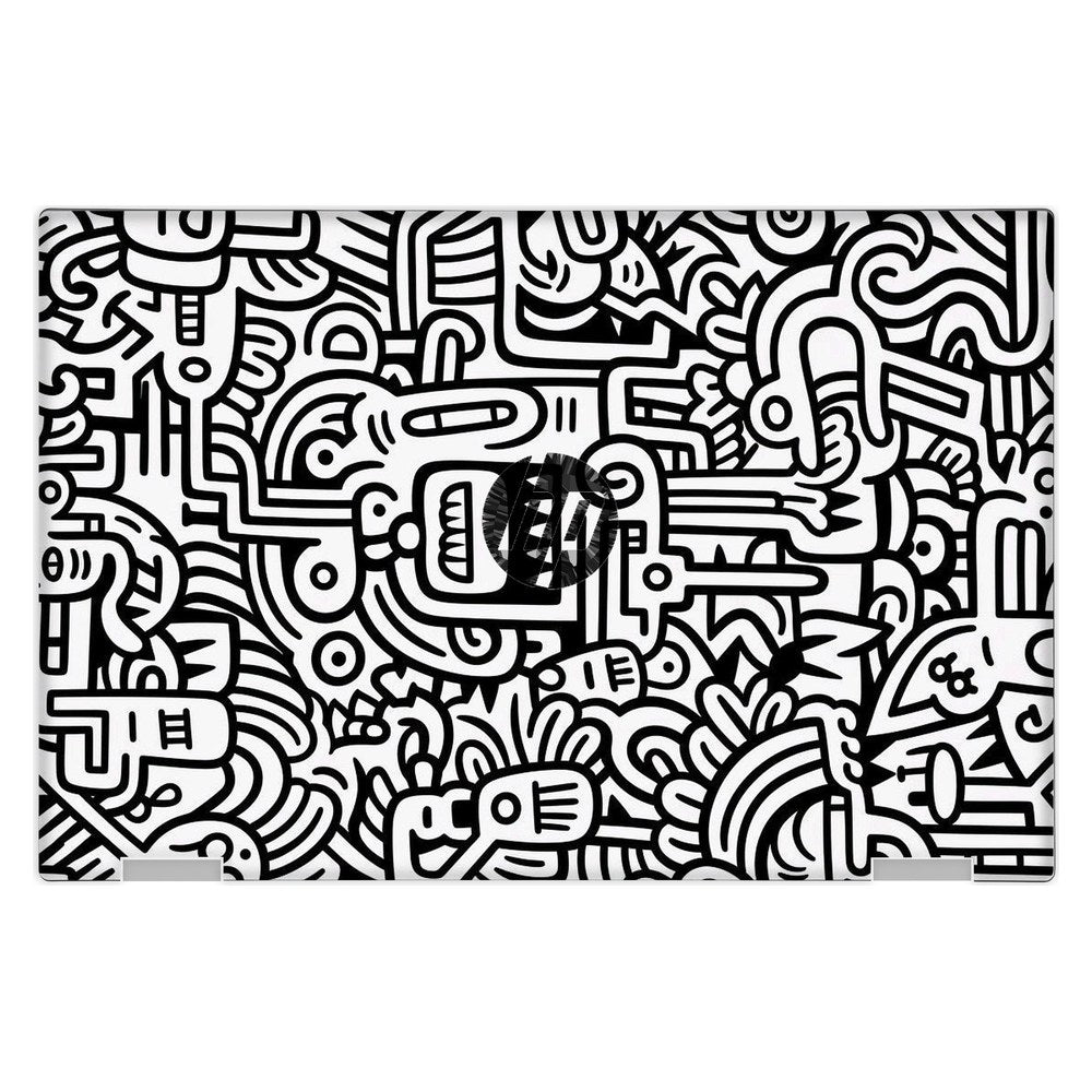 Hp Pavilion X360 11 - AD026TU, AD104TU laptop skin - Surreal Abstract Illustration