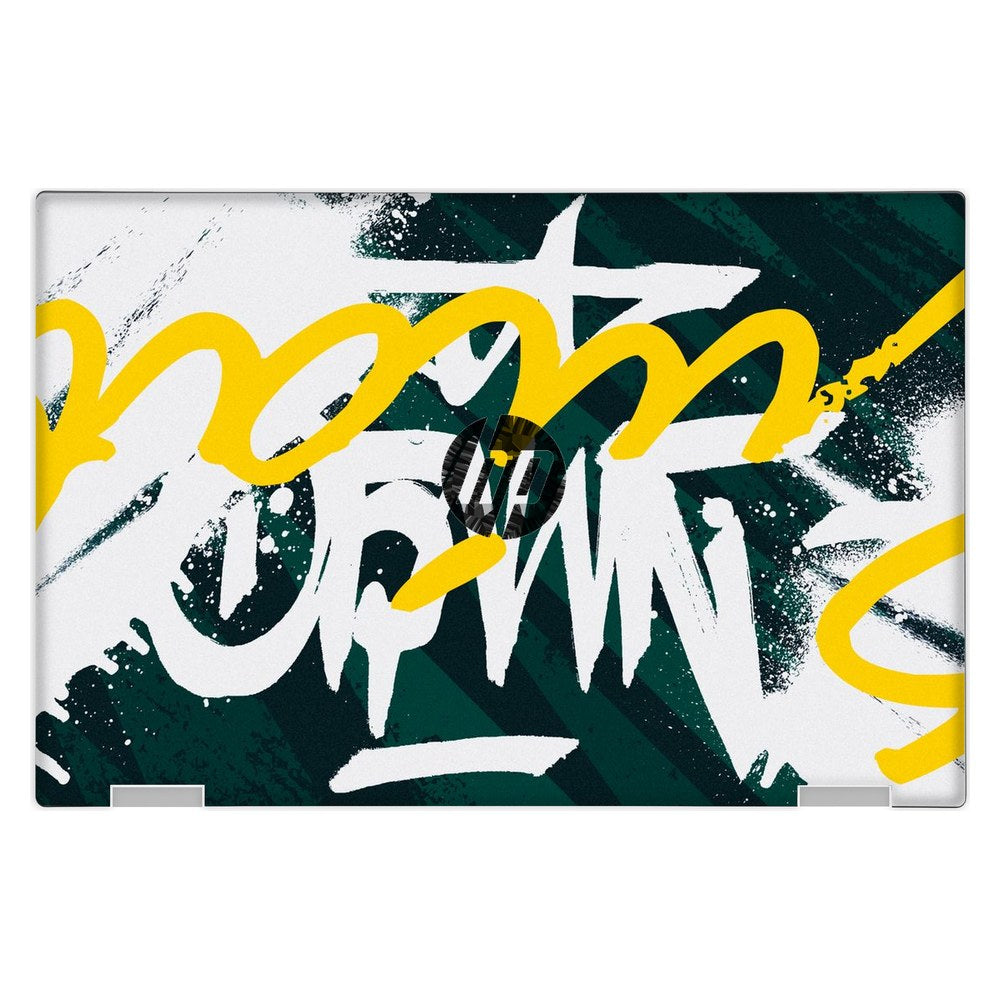 Hp Elite X2 1013 G3 laptop skin - Yellow Brush Strokes