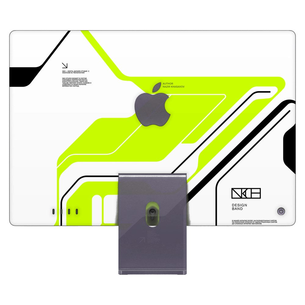 Apple iMac 24 (2021) laptop skin - Acid Green
