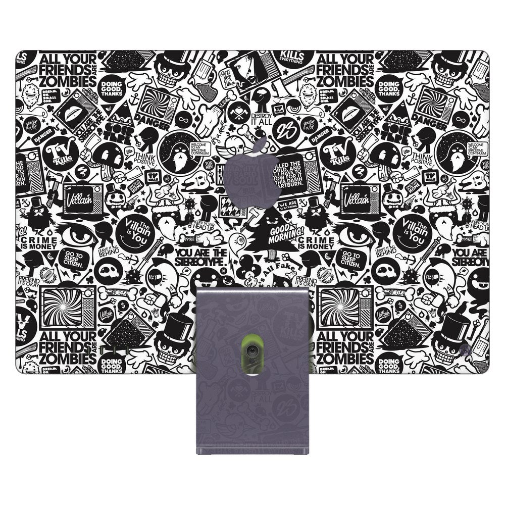 Apple iMac 24 (2021) laptop skin - All Your Friends Are Zombies