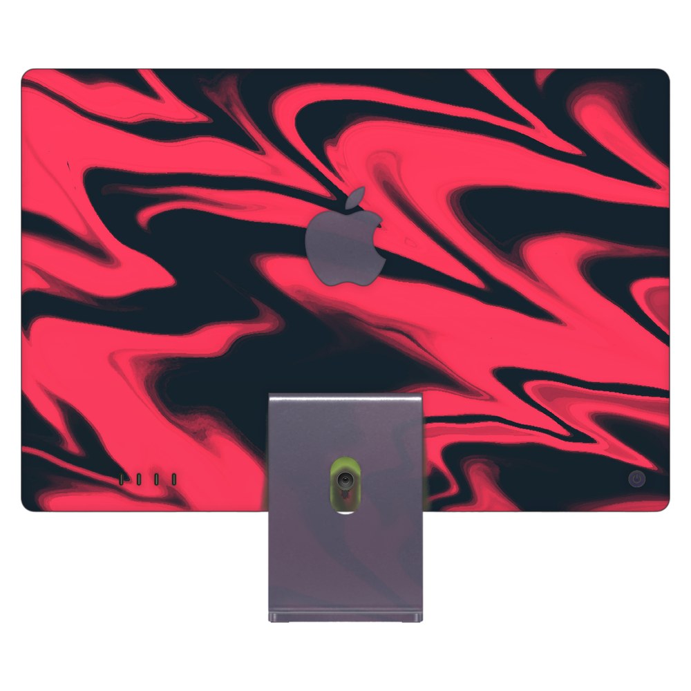 Apple iMac 24 (2021) laptop skin - Ares Red