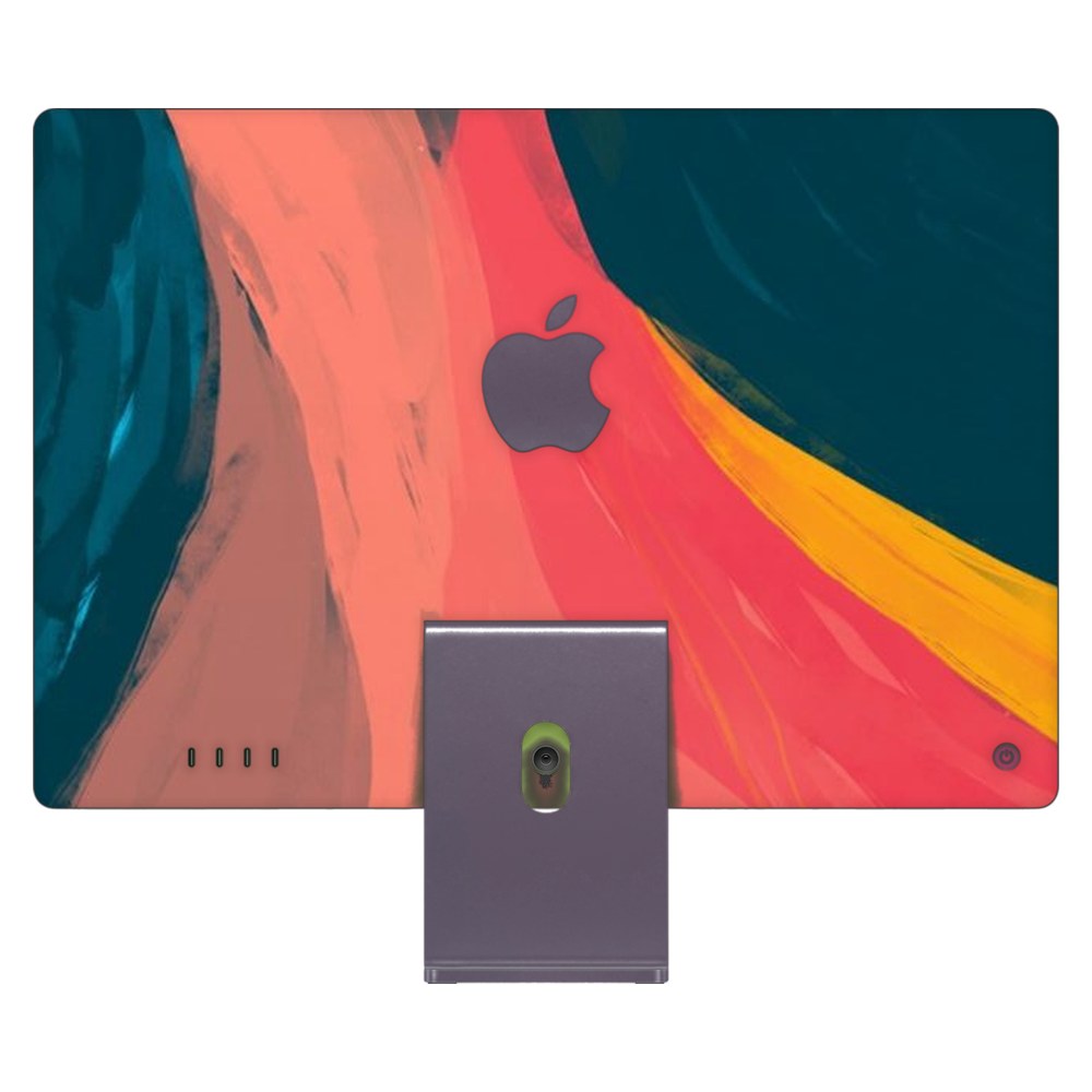 Apple iMac 24 (2021) laptop skin - Art Palette