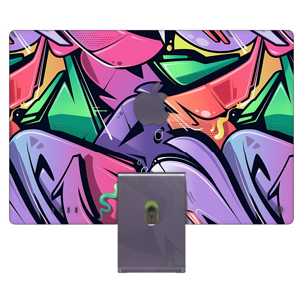 Apple iMac 24 (2021) laptop skin - Artic Funky