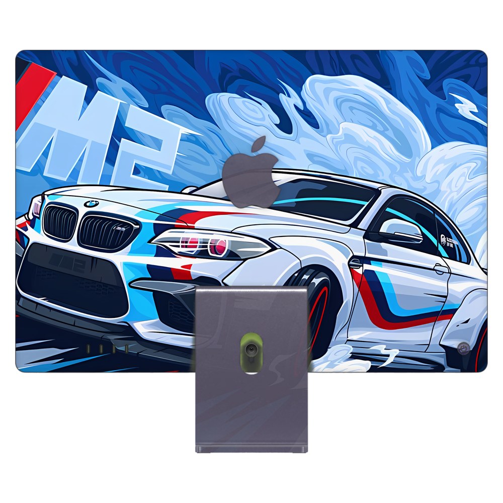 Apple iMac 24 (2021) laptop skin - BMW M2 Drift