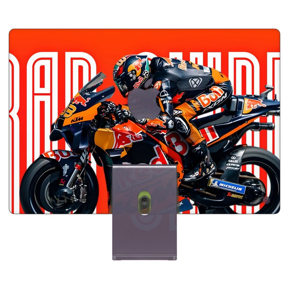 Apple iMac 24 (2021) laptop skin - Binder RedBull KTM Action