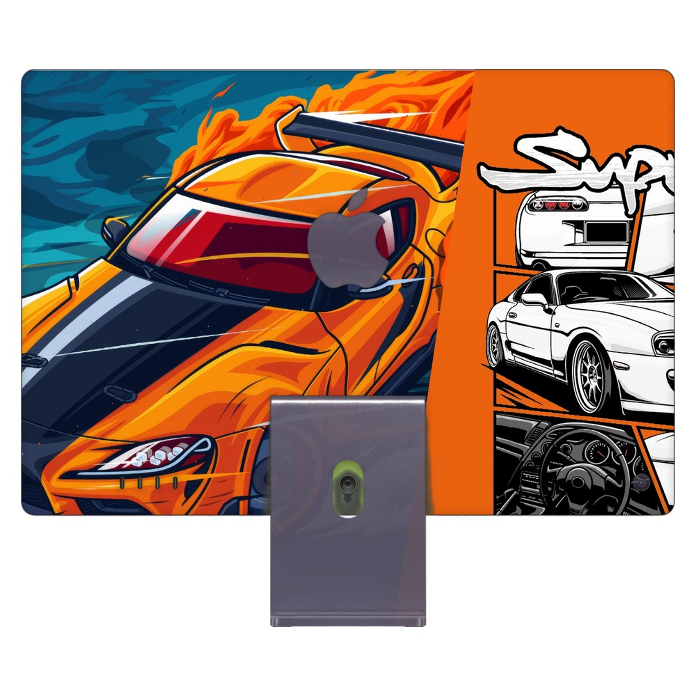 Apple iMac 24 (2021) laptop skin - Blazing Legend
