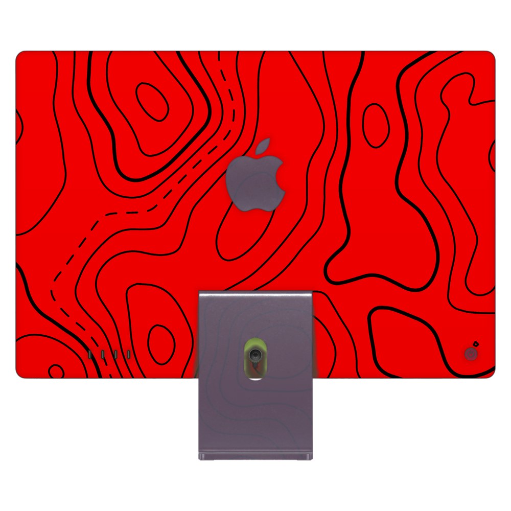 Apple iMac 24 (2021) laptop skin - Damascus Red