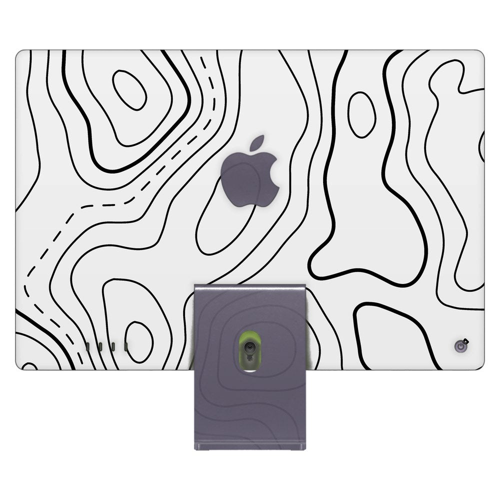 Apple iMac 24 (2021) laptop skin - Damascus White
