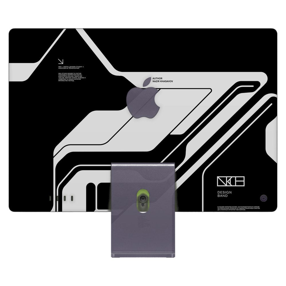 Apple iMac 24 (2021) laptop skin - Dead Black