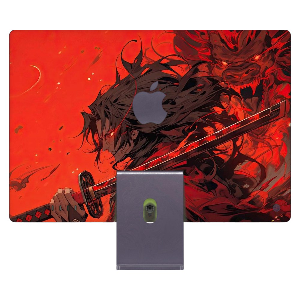 Apple iMac 24 (2021) laptop skin - Dragon Blade Ronin