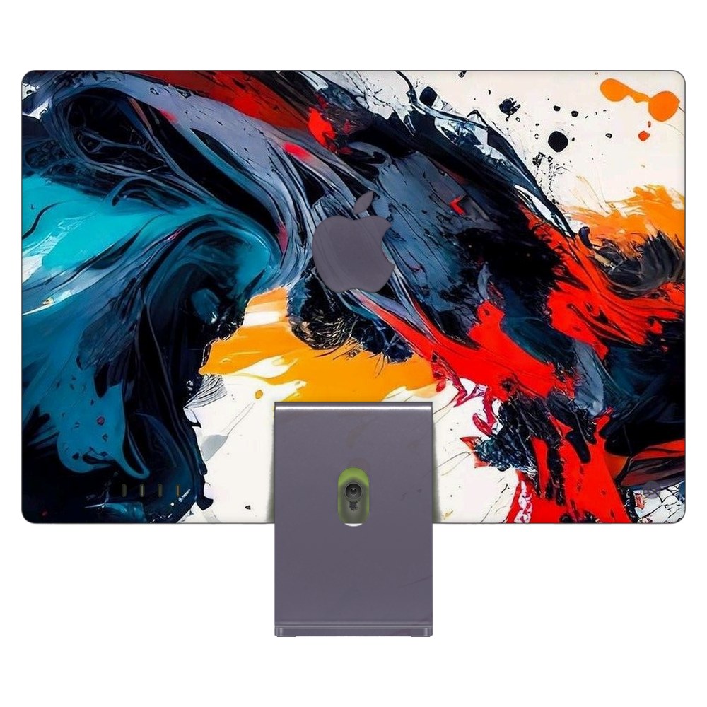 Apple iMac 24 (2021) laptop skin - Dynamic Color Explosion