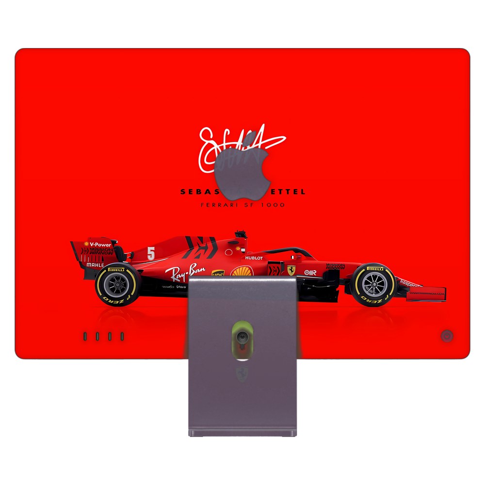 Apple iMac 24 (2021) laptop skin - Ferrari