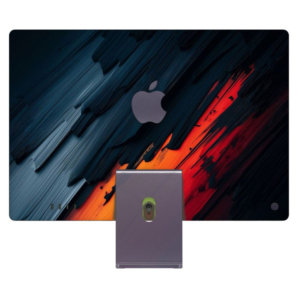 Apple iMac 24 (2021) laptop skin - Fire Paint Swipe