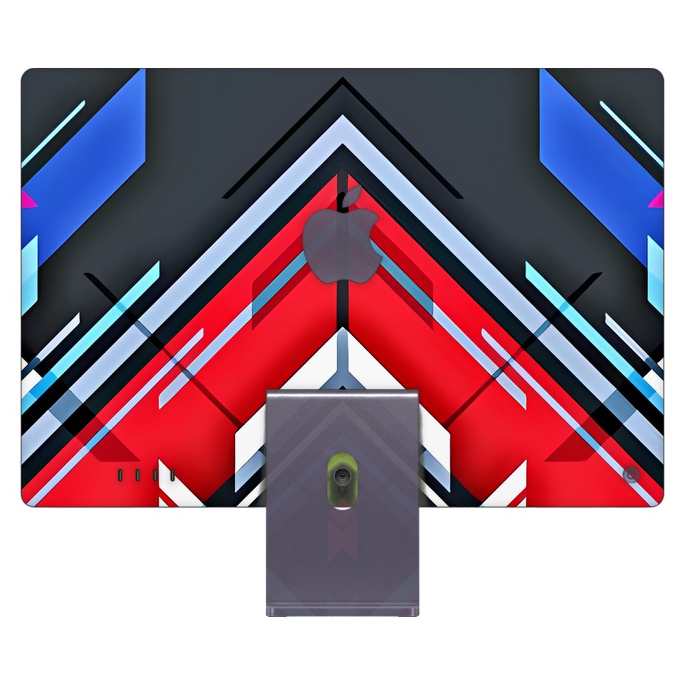 Apple iMac 24 (2021) laptop skin - Galactic Red