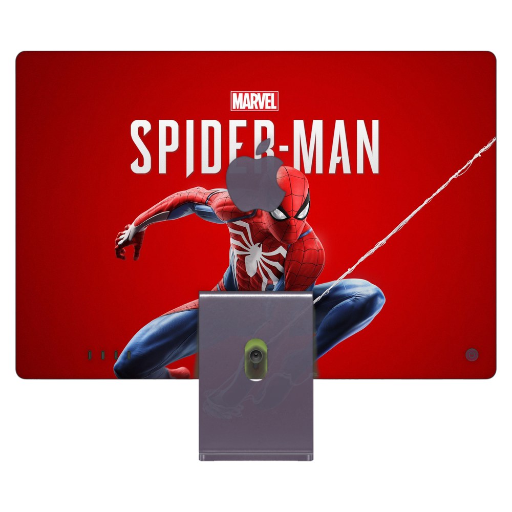 Apple iMac 24 (2021) laptop skin - Gamer's Spidey
