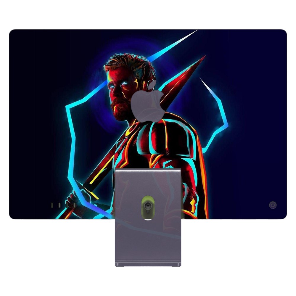 Apple iMac 24 (2021) laptop skin - God of Thunder