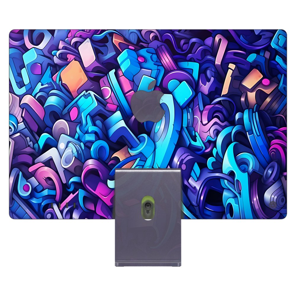 Apple iMac 24 (2021) laptop skin - Graffiti B2